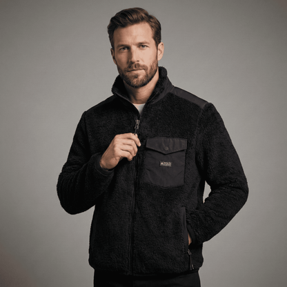 カーリーパイル フリース ジャケット